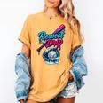 Baseball Drip Ice Cream Sprinkles Youth Boys Baseball Glove Women's Comfort Colors T-Shirt Mustard