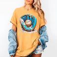 Baseball Drip Ice Cream Sprinkless Glove Boy Kid Women's Comfort Colors T-Shirt Mustard Baseball Drip Ice Cream Sprinkless Glove Boy Kid Women's Comfort Colors T-Shirt Mustard