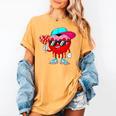 Baseball Drip Ice Cream Valentines Day Baseball Sport Boys Women's Comfort Colors T-Shirt Mustard