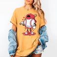 Baseball Drip Icecream Boy Kids Valentine Women's Comfort Colors T-Shirt Mustard Baseball Drip Icecream Boy Kids Valentine Women's Comfort Colors T-Shirt Mustard