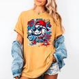Baseball Drip Icecream Heart Valentine Day Boys Kids Red Women's Comfort Colors T-Shirt Mustard Baseball Drip Icecream Heart Valentine Day Boys Kids Red Women's Comfort Colors T-Shirt Mustard