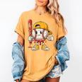 Baseball Drip Baseball Life Style 101 Apparel Youth Women's Comfort Colors T-Shirt Mustard Baseball Drip Baseball Life Style 101 Apparel Youth Women's Comfort Colors T-Shirt Mustard