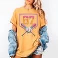 Baseball Drip Number 67 Fun Six Seven 6 7 Meme Women's Comfort Colors T-Shirt Mustard Baseball Drip Number 67 Fun Six Seven 6 7 Meme Women's Comfort Colors T-Shirt Mustard