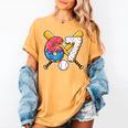 Baseball Drip Number 67 Player 67th Birthday Meme Women's Comfort Colors T-Shirt Mustard Baseball Drip Number 67 Player 67th Birthday Meme Women's Comfort Colors T-Shirt Mustard