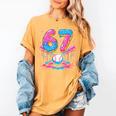 Baseball Drip Number 67 Player 67Th Birthday Baseball Meme Women's Comfort Colors T-Shirt Mustard