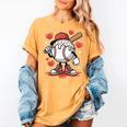 Baseball Drip Valentine Boys Women Men Hearts Sport Love Women's Comfort Colors T-Shirt Mustard Baseball Drip Valentine Boys Women Men Hearts Sport Love Women's Comfort Colors T-Shirt Mustard