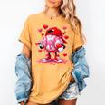 Baseball Drip Valentine Sports Vday Ice Cream Drip Heart Women's Comfort Colors T-Shirt Mustard Baseball Drip Valentine Sports Vday Ice Cream Drip Heart Women's Comfort Colors T-Shirt Mustard