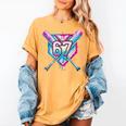 Baseball Dripping 67 Home Plate Six Seven Boy Kids Sports Women's Comfort Colors T-Shirt Mustard Baseball Dripping 67 Home Plate Six Seven Boy Kids Sports Women's Comfort Colors T-Shirt Mustard