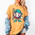Baseball Drippy Style Apparel For Boys Youth Drip Baseball Women's Comfort Colors T-Shirt Mustard