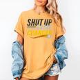 Baseball Fan Shut Up I'm Doing Game Changer Premium Tri-Blend Women's Comfort Colors T-Shirt Mustard Baseball Fan Shut Up I'm Doing Game Changer Premium Tri-Blend Women's Comfort Colors T-Shirt Mustard