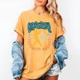 Baseball Is My Favorite Season Player Coach Fan Game Day Women's Comfort Colors T-Shirt Mustard