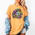 Baseball Glove Ice Cream Mardi Gras Dripping Boys Youth Kids Women's Comfort Colors T-Shirt Mustard Baseball Glove Ice Cream Mardi Gras Dripping Boys Youth Kids Women's Comfort Colors T-Shirt Mustard