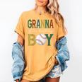Baseball Granna Of The Birthday Boy Family Matching Women's Comfort Colors T-Shirt Mustard Baseball Granna Of The Birthday Boy Family Matching Women's Comfort Colors T-Shirt Mustard