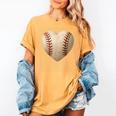 Baseball Heart Shape Valentines Day Love Boys Kids Men Women's Comfort Colors T-Shirt Mustard Baseball Heart Shape Valentines Day Love Boys Kids Men Women's Comfort Colors T-Shirt Mustard