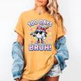 Baseball Ice Cram Drip 100 Days Of School 100th Boys Youth Women's Comfort Colors T-Shirt Mustard Baseball Ice Cram Drip 100 Days Of School 100th Boys Youth Women's Comfort Colors T-Shirt Mustard