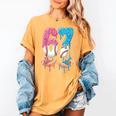 Baseball Ice Cream Drip 67 Hands Six Seven Boys Women's Comfort Colors T-Shirt Mustard