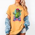 Baseball Ice Cream Drip Boys And Girls Batter Game Day Women's Comfort Colors T-Shirt Mustard Baseball Ice Cream Drip Boys And Girls Batter Game Day Women's Comfort Colors T-Shirt Mustard
