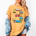 Baseball Ice Cream Drip Vehicles Youth Baseball Drip Premium Tri-Blend Women's Comfort Colors T-Shirt Mustard