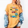 Baseball Ice Cream Drip Vehicles Youth Baseball Drip Women's Comfort Colors T-Shirt Mustard
