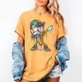 Baseball Ice Cream Dripping Dabbing Baseball Drip Women's Comfort Colors T-Shirt Mustard Baseball Ice Cream Dripping Dabbing Baseball Drip Women's Comfort Colors T-Shirt Mustard