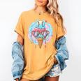 Baseball Ice Cream Heart Sunglasses Youth Boys Valentine Women's Comfort Colors T-Shirt Mustard