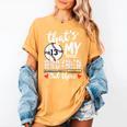 Baseball Jersey Number 13 That's My Brother Out There Women's Comfort Colors T-Shirt Mustard Baseball Jersey Number 13 That's My Brother Out There Women's Comfort Colors T-Shirt Mustard