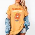 Baseball Lifestyle Ice Cream Drip Baseball Glove Crossed Bat Women's Comfort Colors T-Shirt Mustard Baseball Lifestyle Ice Cream Drip Baseball Glove Crossed Bat Women's Comfort Colors T-Shirt Mustard