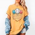Baseball Lifestyle Baseball Lover Player Baseballer Women's Comfort Colors T-Shirt Mustard