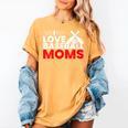 Baseball I Love Baseball Moms Women's Comfort Colors T-Shirt Mustard