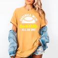 Baseball Mom Coach's Wife All In One Sports Player Coach Women's Comfort Colors T-Shirt Mustard Baseball Mom Coach's Wife All In One Sports Player Coach Women's Comfort Colors T-Shirt Mustard