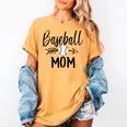 Baseball Mom Cute Arrow Father's Mother's Xmas Day Women's Comfort Colors T-Shirt Mustard Baseball Mom Cute Arrow Father's Mother's Xmas Day Women's Comfort Colors T-Shirt Mustard