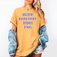 In My Baseball Mom Era 80s Retro Style Women's Comfort Colors T-Shirt Mustard