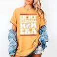 In My Baseball Mom Era Groovy Baseball Mom Team Mother's Day Women's Comfort Colors T-Shirt Mustard
