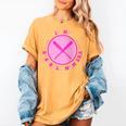 In My Baseball Mom Era Retro Game Day Mom Era 2 Sides Women's Comfort Colors T-Shirt Mustard
