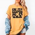 In My Baseball Mom Era Retro Groovy Sports Parent Women's Comfort Colors T-Shirt Mustard