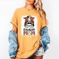 Baseball Mom Game Day Messy Bun Leopard Mother's Day Women's Comfort Colors T-Shirt Mustard Baseball Mom Game Day Messy Bun Leopard Mother's Day Women's Comfort Colors T-Shirt Mustard