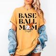 Baseball Mom Game Day Game Day Women's Comfort Colors T-Shirt Mustard Baseball Mom Game Day Game Day Women's Comfort Colors T-Shirt Mustard