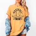 Baseball Mom Homerun Best Mom Sport Athlete Women's Comfort Colors T-Shirt Mustard