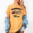 Baseball Mom Leopard Heart Game Day Love Mommy Women's Comfort Colors T-Shirt Mustard Baseball Mom Leopard Heart Game Day Love Mommy Women's Comfort Colors T-Shirt Mustard