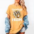 Baseball Mom Leopard Heart Matching Family Women's Comfort Colors T-Shirt Mustard Baseball Mom Leopard Heart Matching Family Women's Comfort Colors T-Shirt Mustard