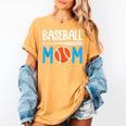 Baseball Mom Leopard Print Baseball Mama Women Mother's Day Women's Comfort Colors T-Shirt Mustard Baseball Mom Leopard Print Baseball Mama Women Mother's Day Women's Comfort Colors T-Shirt Mustard