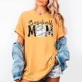 Baseball Mom Mama Mother Women's Comfort Colors T-Shirt Mustard Baseball Mom Mama Mother Women's Comfort Colors T-Shirt Mustard