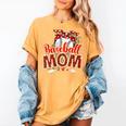 Baseball Mom Mama Mother's Day Leopard Sport Mom Mama Women's Comfort Colors T-Shirt Mustard Baseball Mom Mama Mother's Day Leopard Sport Mom Mama Women's Comfort Colors T-Shirt Mustard