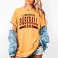 Baseball Mom Baseball Mama Mother's Day Red Loud Proud Women's Comfort Colors T-Shirt Mustard