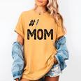 Baseball Mom Number One 1 Mother Baseball Lover Mother's Day Women's Comfort Colors T-Shirt Mustard Baseball Mom Number One 1 Mother Baseball Lover Mother's Day Women's Comfort Colors T-Shirt Mustard