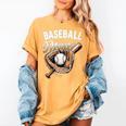 Baseball Mom Baseball Player Women's Comfort Colors T-Shirt Mustard