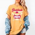 Baseball Mom Raglan Baseball Tee Women's Comfort Colors T-Shirt Mustard