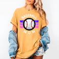 Baseball Mom Sports Mom Proud Baseball Mom Premium Women's Comfort Colors T-Shirt Mustard