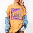 Baseball Mom Traits For Great Mothers Grey And Purple Women's Comfort Colors T-Shirt Mustard Baseball Mom Traits For Great Mothers Grey And Purple Women's Comfort Colors T-Shirt Mustard
