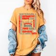 Baseball Mom Traits For Great Mothers Grey And Red Women's Comfort Colors T-Shirt Mustard Baseball Mom Traits For Great Mothers Grey And Red Women's Comfort Colors T-Shirt Mustard